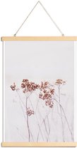 JUNIQE - Posterhanger Wild Flowers Iceland 115 -20x30 /Ivoor