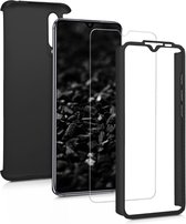 kwmobile 360 graden hoesje voor Xiaomi Mi 9 Lite - volledige bescherming met screenprotector - metallic zwart