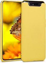 kwmobile telefoonhoesje voor Samsung Galaxy A80 - Hoesje voor smartphone - Back cover in mat geel