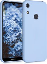 kwmobile telefoonhoesje voor Huawei Y6s (2019) - Hoesje voor smartphone - Back cover in mat lichtblauw