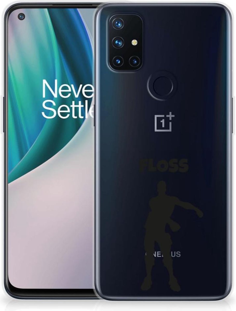 OnePlus Nord N10 5G Telefoonhoesje met Naam Floss