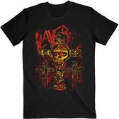 Slayer Heren Tshirt -M- SOS Crucifiction Zwart