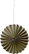 Delight Department decoratiehanger mosgroen - KerstornamentenPasenWoonaccessoires - papier - Ø 8 centimeter