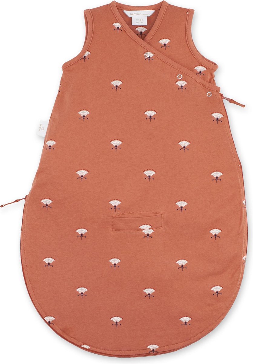 BEMINI Babyslaapzak - MAGIC BAG 1-4m - TOG 0.5 - Zomerjersey - Art deco