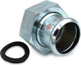 Steelpres C-staal M 28mm x 1 1/4inch persfitting wartelkoppeling binnendraad FxRp