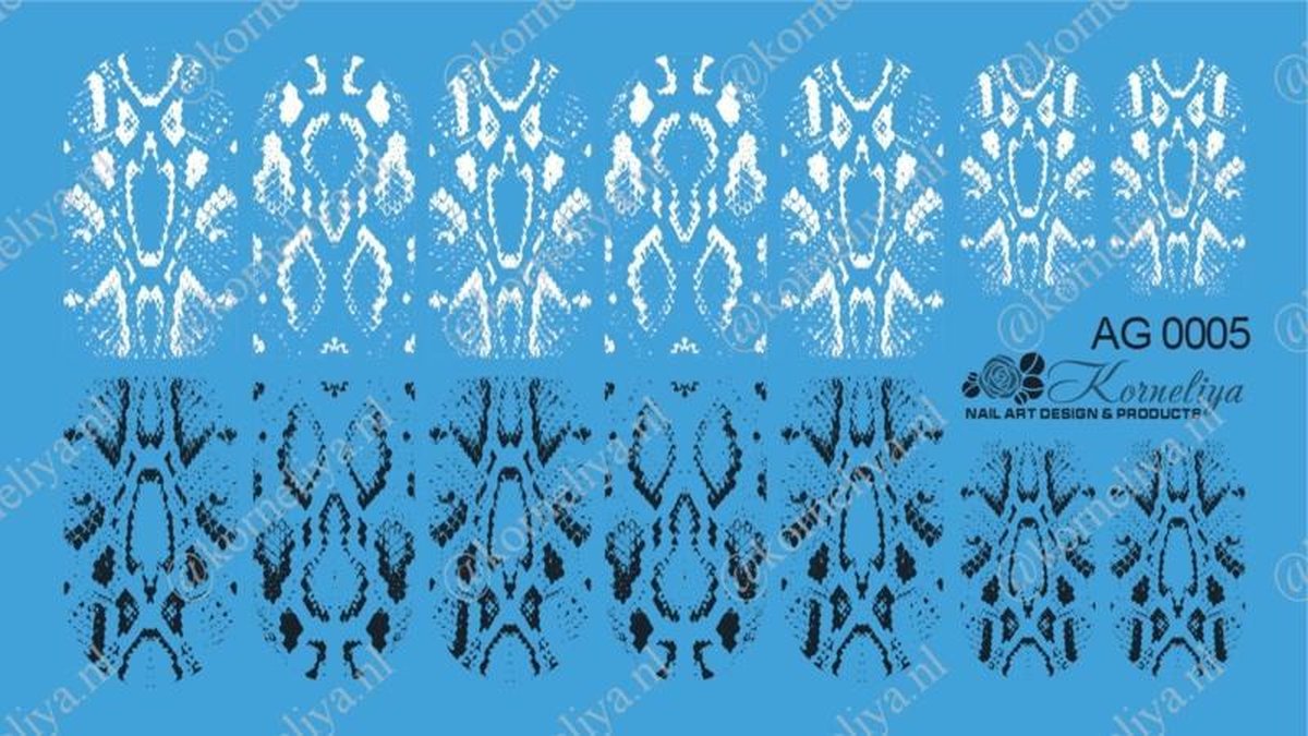 Goedkoopste Korneliya Airbrush Waterdecal AG 0005 combi