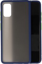Samsung Galaxy A41 Hoesje Hard Case Backcover Telefoonhoesje Blauw