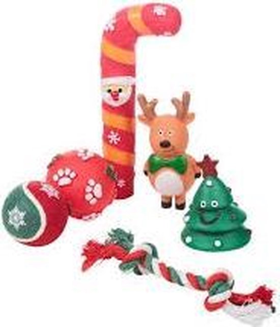 RelaxPets - Dogs Collection - Speeltjes - Kerstcadeau - Hondenspeelgoed -... | bol.com