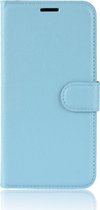 Samsung Galaxy S20 FE Hoesje - Mobigear - Classic Serie - Kunstlederen Bookcase - Blauw - Hoesje Geschikt Voor Samsung Galaxy S20 FE