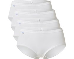 Sloggi Women Basic Midi - dames midi slip (4-Pack) - wit