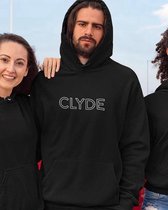 Bonnie & Clyde Hoodie (Clyde - Maat XXL) | Koppel Cadeau | Valentijn Cadeautje voor hem & haar