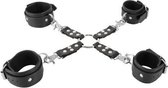 Luxe Leren Bondage Set - BDSM - Bondage - Zwart - Discreet verpakt en bezorgd
