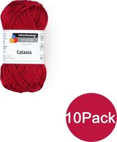 Veritas Schachenmayr Breiwol Catania Klassiek 10-Pack - 100% Katoen Bordeaux