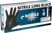 Kerbl Nitril handschoenen, 50 stuks, maat XL, zwart