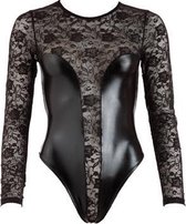 Body van kant en lak - Dames Lingerie - Large - Body - Zwart - Discreet verpakt en bezorgd