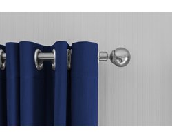 Lifa-Living - Gordijn - Blauw - Verduisterend & Geluidswerend - 100% Polyester - 250 x 150 cm