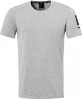 Kempa Status T-Shirt Grijze Melange Maat XL