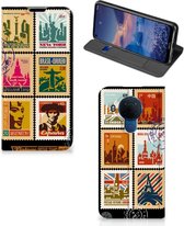 Beschermhoesje Nokia 5.4 Telefoonhoesje Design Postzegels