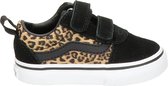 Vans TD Ward V Meisjes Sneakers - (Cheetah) Black/White - Maat 24