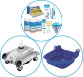 WAYS - Zwembad Accessoirepakket 3-delig - WAYS Onderhoudspakket & Automatische Zwembad stofzuiger & Voetenbad