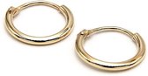 Classic 11mm Hoops in 14K Gold