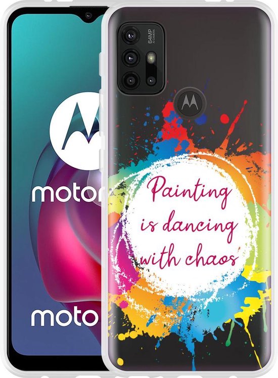 Motorola Moto G10 Hoesje Painting Designed by Cazy bol