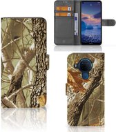 Cuir PU Protection Etui Housse pour Nokia 5.4 Coque Téléphone Région Sauvage