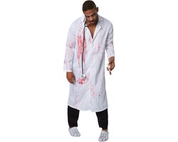 dressforfun - Griezelige dokter M - verkleedkleding kostuum halloween verkleden feestkleding carnavalskleding carnaval feestkledij partykleding - 302286