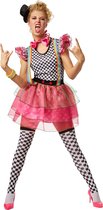 dressforfun - Vrouwenkostuum neon clown XXL - verkleedkleding kostuum halloween verkleden feestkleding carnavalskleding carnaval feestkledij partykleding - 301681