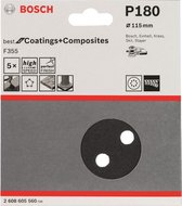 Bosch Schuurpapier - EX BS 115MM K180 5