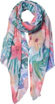 Clayre & Eef sjaal 70x180cm roze