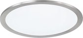 LED Plafondlamp WiZ - Smart LED - Nitron Givon - 15W - Aanpasbare Kleur - Dimbaar - Afstandsbediening - Rond - Mat Nikkel - Aluminium