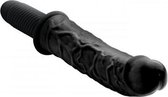 Bundle - Master Series - The Curved Dicktator Vibrator - Zwart met glijmiddel