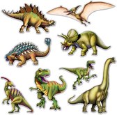 360 DEGREES - 8 kartonnen dinosaurus plaatjes