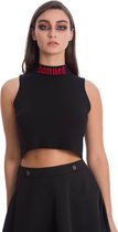Banned End Of Time 80's Top Zwart