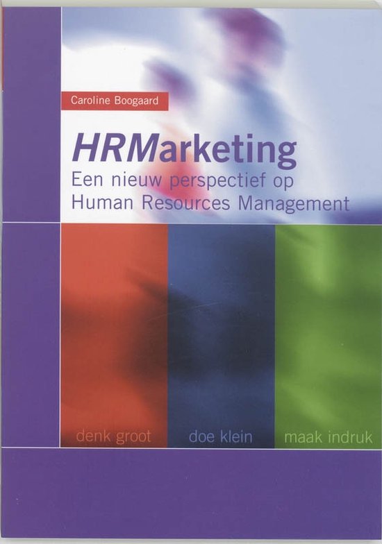 Cover van het boek 'HRMarketing / druk 1' van Caroline Boogaard