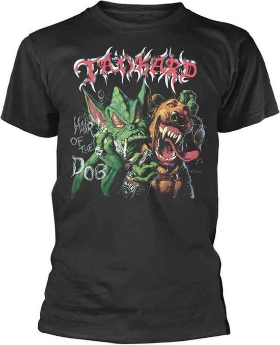 Foto: Tankard heren tshirt s hair of the dog zwart