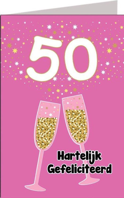 Verjaardagskaart 50 Jaar Vrouw | Bol.Com