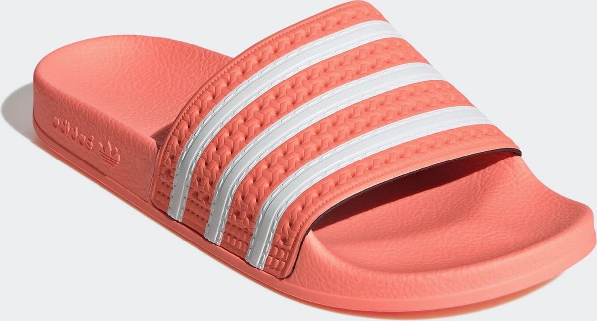 adidas Adilette W Dames Slippers - Semi Flash Orange/Ftwr White/Semi Flash  Orange - | bol.com