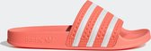 adidas Adilette W Dames Slippers - Semi Flash Orange/Ftwr White/Semi Flash Orange - Maat 42