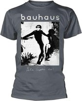 Bauhaus Heren Tshirt -XXL- Bela Lugosi's Dead Grijs