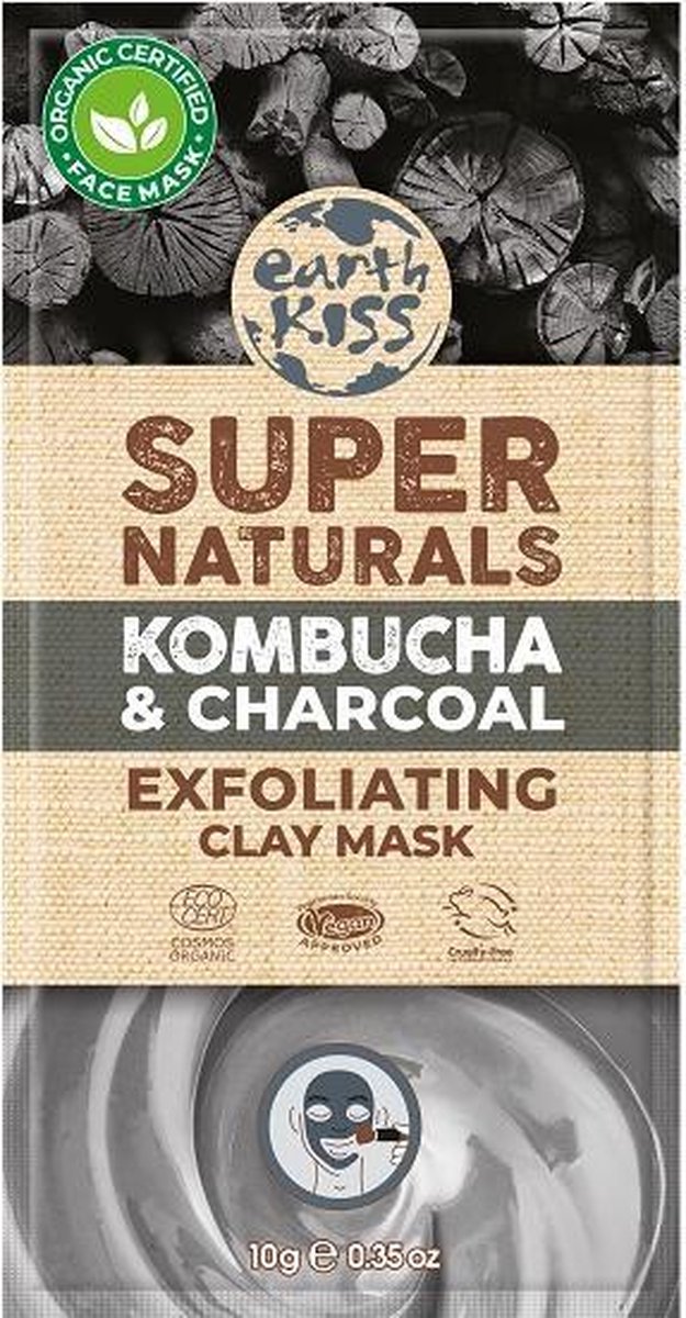 Earth Kiss Super Naturals Kombucha & Turmeric Mask 10 Ml