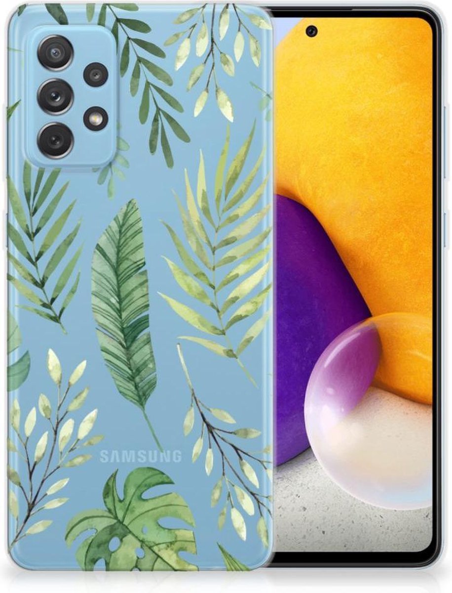 Samsung Galaxy A72 TPU Case Leaves