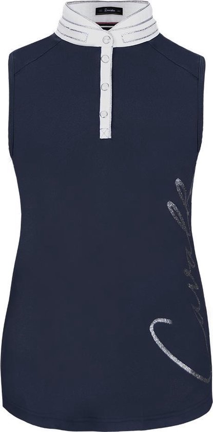 Cavallo Show Shirt Panja Mouwloos - Dark Blue - 36