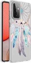 iMoshion Hoesje Geschikt voor Samsung Galaxy A72 Hoesje Siliconen - iMoshion Design hoesje - Transparant / Meerkleurig / Dreamcatcher