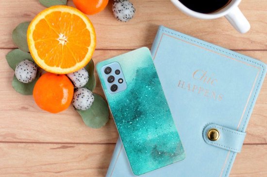 Hoesje maken Samsung Galaxy A72 Painting Blue