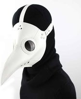 HG065 Halloween Dress Up Props Snavelvormig masker, afmeting: 30 x 25 cm (wit)
