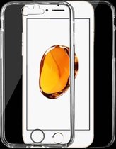 For  iPhone 8 & 7  0.75mm Double-sided ultra-dun Transparent TPU beschermings hoesje(transparant)