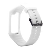Siliconen sport polsband voor POLAR A360 / A370 (wit)