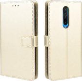 Voor Xiaomi Redmi K30 / Poco X2 Retro Crazy Horse Texture Horizontale Flip Leather Case, met houder & kaartsleuven & fotolijst (goud)